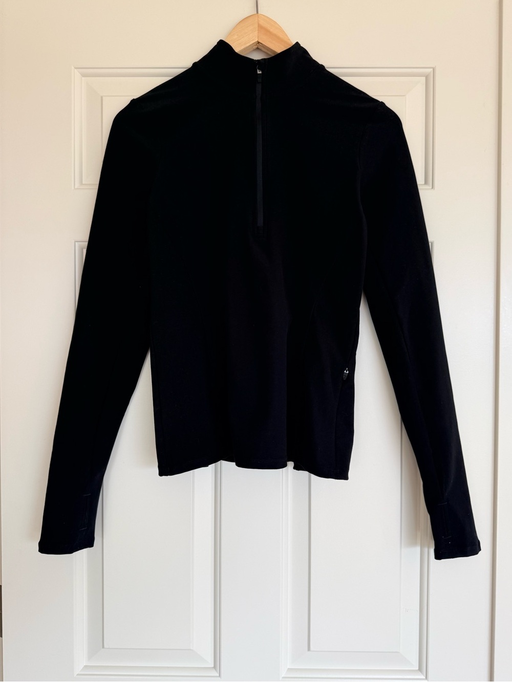 ALO Yoga Alosoft Half Zip Rapid Pullover Black M